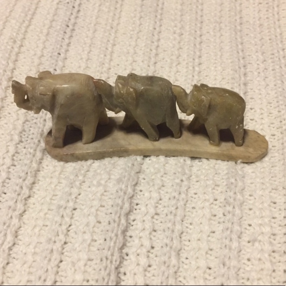 elephant decoration and ring